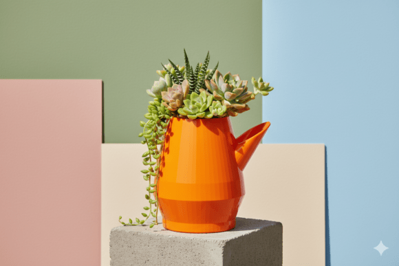 3D Creative Planter STL 064: Modern Design for Indoor Greenery