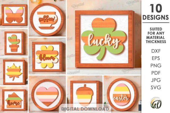 3D Home Signs Bundle Laser Cut: Enhancing Creative Projects with Digital Precision