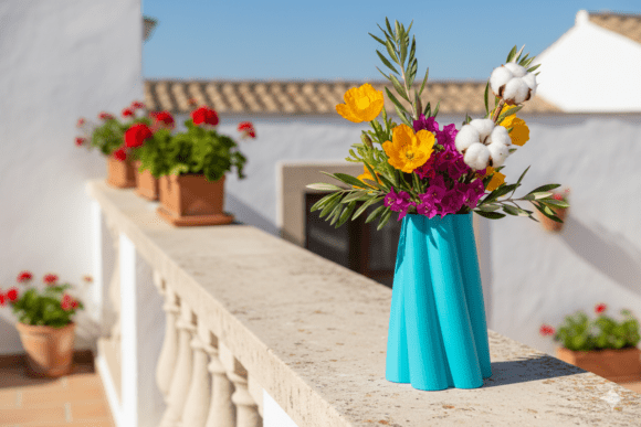 3D Spiral Vase STL 063: Modern Design for Custom Planters
