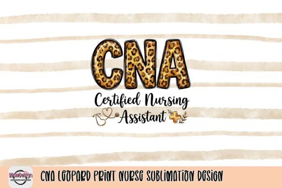 Celebrating Caregivers with the CNA Leopard Print Nurse Sublimation Design