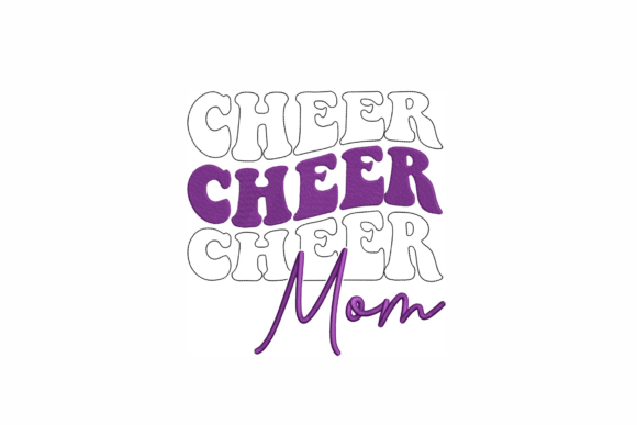 Cheer Mom Embroidery Design: A Stylish Expression of Team Spirit