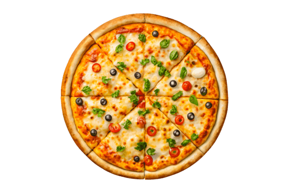Delicious Pizza with Mushroom T-Shirt 3D Design: A Versatile Graphic for Creative Projects