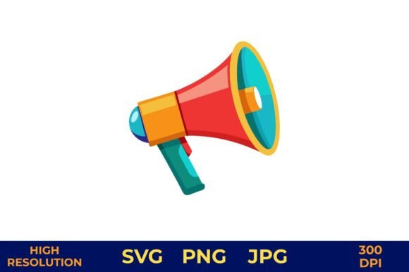 Enhancing Communication with Megaphone Vector Design for Messaging