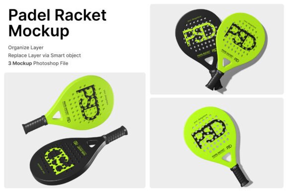 Enhancing Sports Branding with Padel Racket 3D Mockup