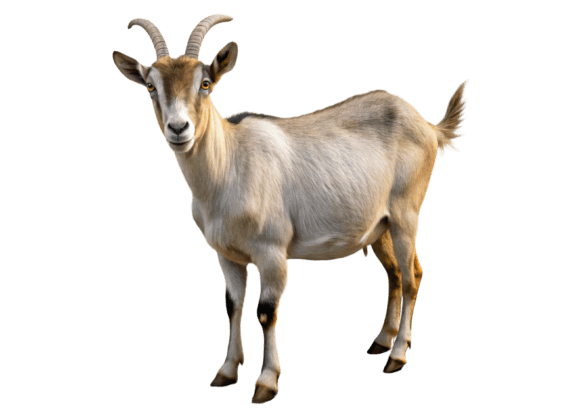 Free Goat with a Long Horns 3D PNG: A Strategic Asset for Creative and Commercial Design