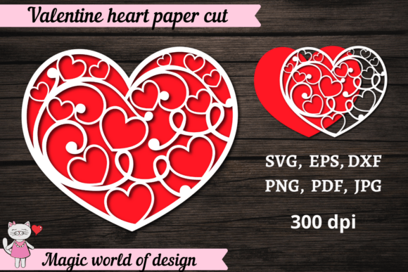 Heart 3D Layered Mandala SVG, Cut File 2: A Creative Crafting Resource