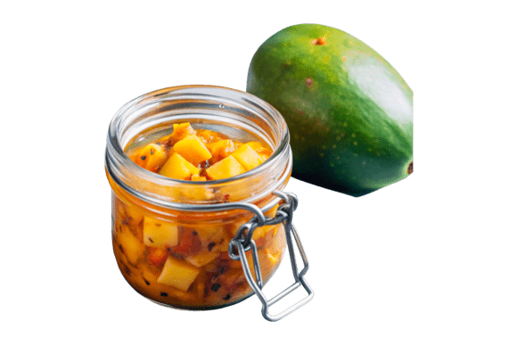 Jar of Mango Jam with Mango 3D PNG – A Versatile Design Asset for Modern Creators