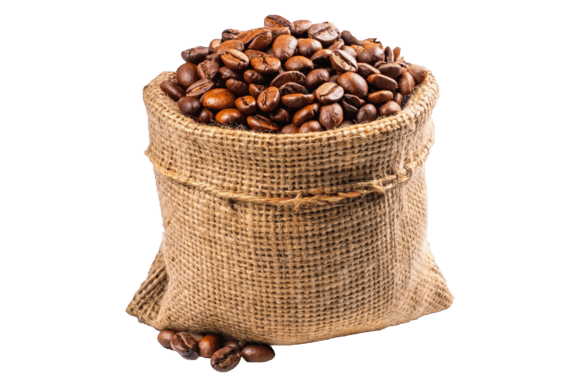 Scattered Beans in Burlap Bag 3D PNG – A Versatile Design Resource for Creative Projects