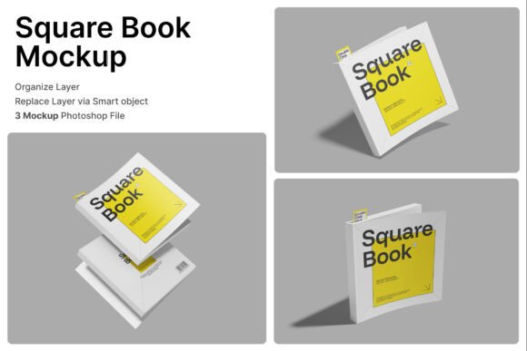 Understanding the Square Book Cover 3D Mockup: A Creative Tool for Modern Design Presentation